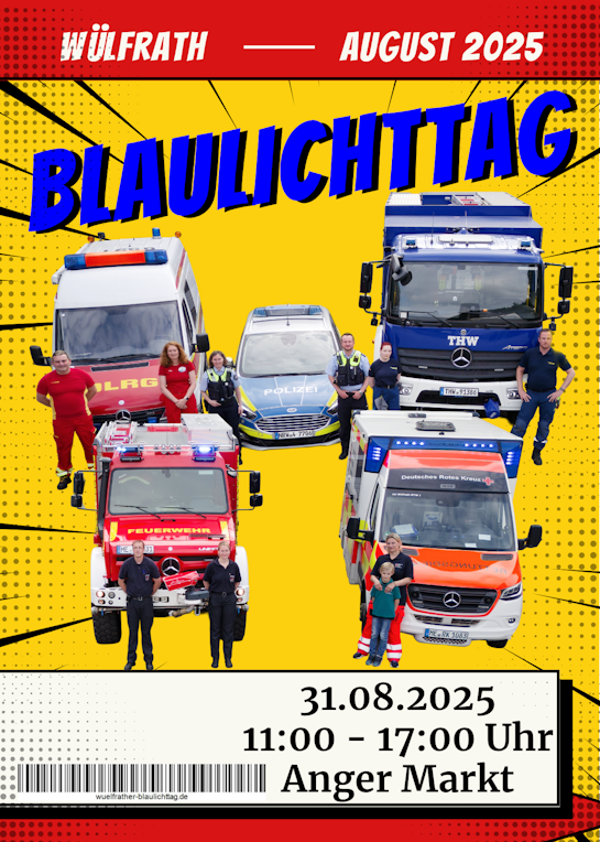 Blaulichttag Plakat